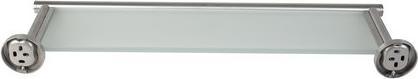 Actual product image Axentia Wall glass shelf Naples, stainless steel, 54 cm