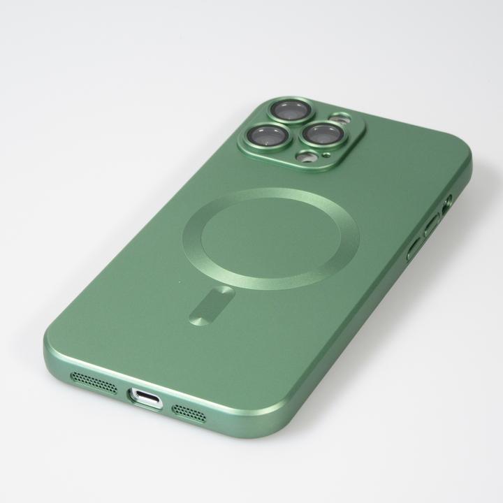 Produktbild PhoneLook Hülle Gummi weich mit Kameraschutzglas MagSafe (Apple iPhone 15 Pro)