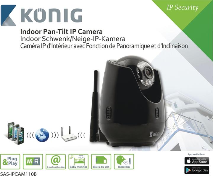 Image du produit König SAS-IPCAM110B (640 x 480 pixels)