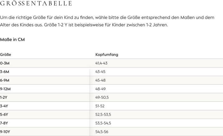 Nährwerte und Zutaten Hust and Claire Mütze HCFini aus Merinowolle und Seide