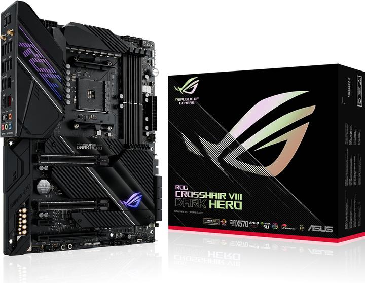 Actual product image ASUS Rog Crosshair Viii Dark Hero (AM4, AMD X570, ATX)