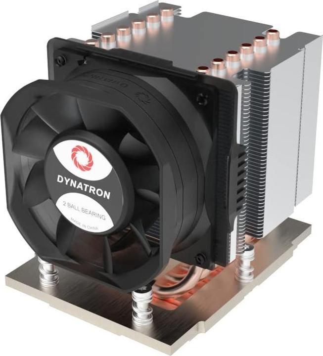 Image du produit Dynatron J12 AMD Genoa SP5 cooler 3U active Aluminum Stacked Fins with Heat Pipes and Copper Heat Sp (105 mm)