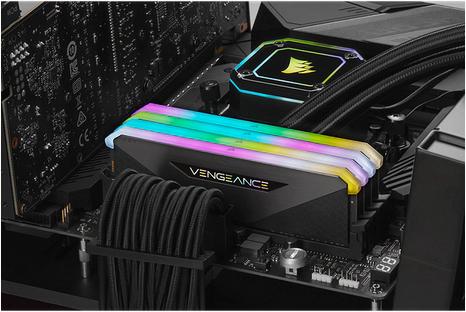 Actual product image Corsair Vengeance RGB RT (2 x 8GB, 4000 MHz, DDR4-RAM, DIMM)