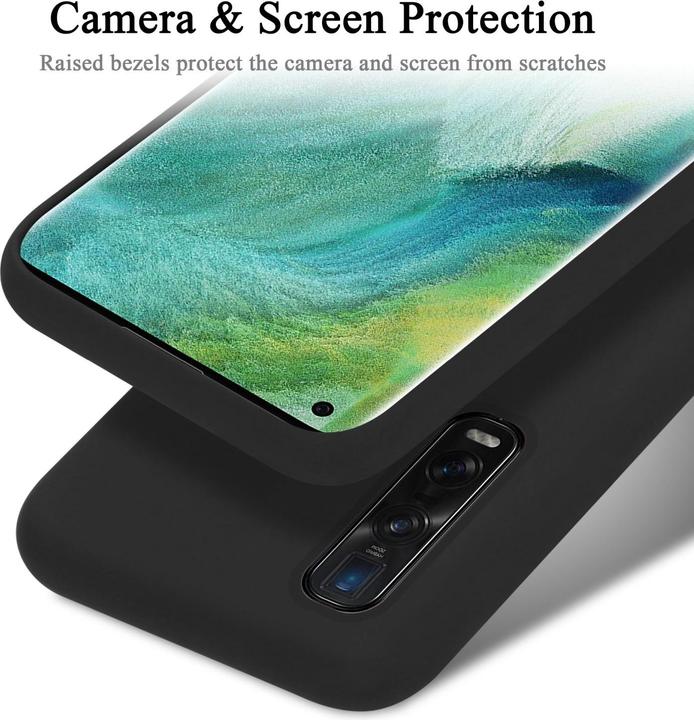 Actual product image Cadorabo TPU Liquid Silicone Case Cover for Oppo FIND X2 PRO (Oppo Find X2 Pro)