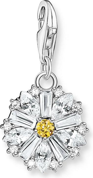 Image du produit Thomas Sabo Charm-Anhänger Blume Lovely Daisy mit Steinen Silber (Argent 925)