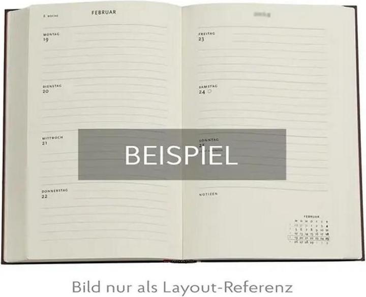 Actual product image Paperblanks Wochenagenda Chrysanthemen Blume, 2026, Mehrfarbig (13.5 x 21 cm, German)