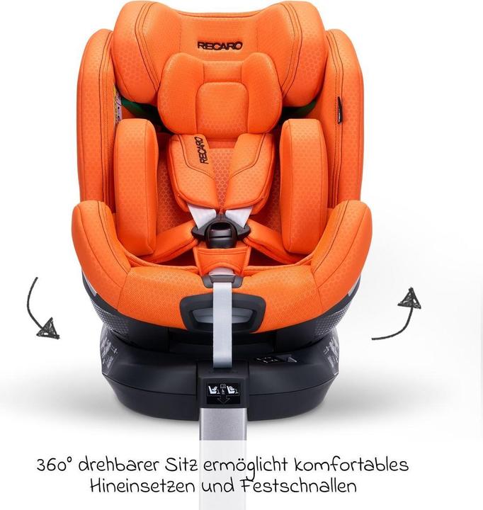 Actual product image Avova Recaro Xenon 1 Reboard Kindersitz (0-7 Jahre) (Reboarder, ECE R129/i-Size Standard)