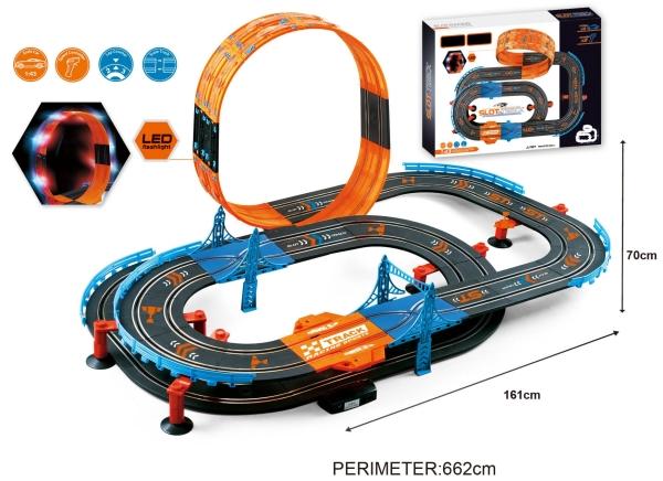 Produktbild Jinjun Toys Factory JJ Slot LED Racerbane 662cm 1:43