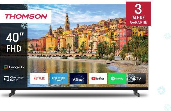 Thomson TV 40 Fhd Frameless Smart T2/C2s2 Google TV (40", LED, Full HD, 2023)