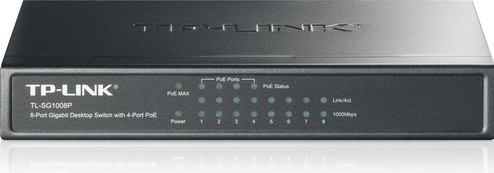 Produktbild TP-Link Tl-Sg1008p (8 Ports)