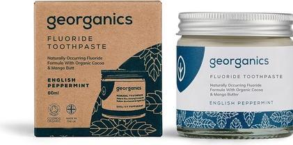 Georganics Fluoride English Peppermint Toothpaste 60ml (60 ml)