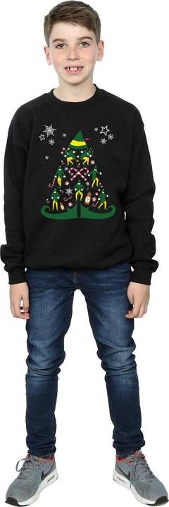 Actual product image Elf Boys Christmas Tree Sweatshirt (152, 158)