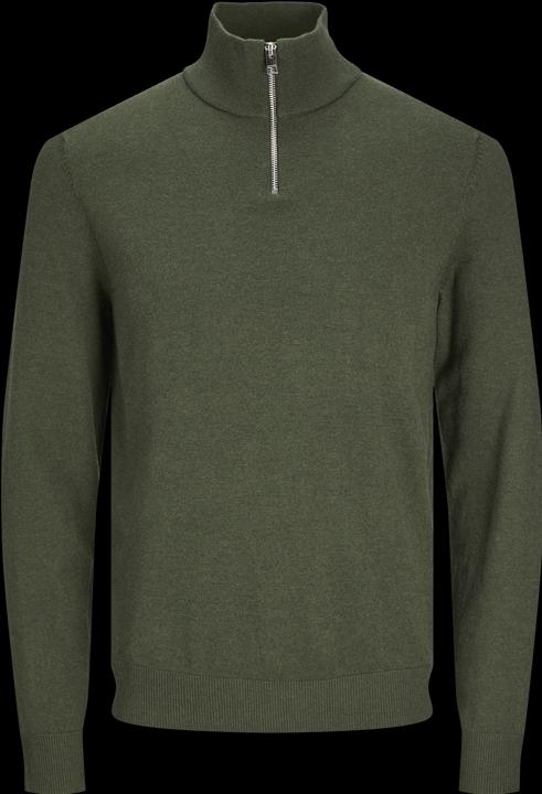 Produktbild Jack & Jones Einfarbig Strickpullover mit Halber Reissverschluss Strickpullover mit Halber Reissverschluss (M)