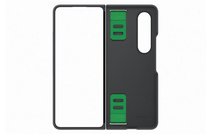 Image du produit Samsung GF936TBE Étui à poignée en silicone pour Galaxy Flip 4, Noir (Noir) (Samsung Galaxy Z Fold4)