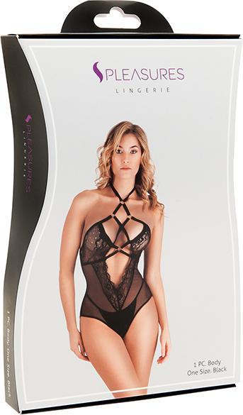 Actual product image S Pleasures Body Lace Floral (One size)
