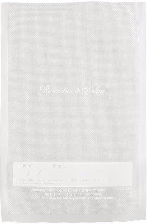 Produktbild Rosenstein & Söhne 2 mal 50 Profi-Folienbeutel für Balken-Vakuumierer