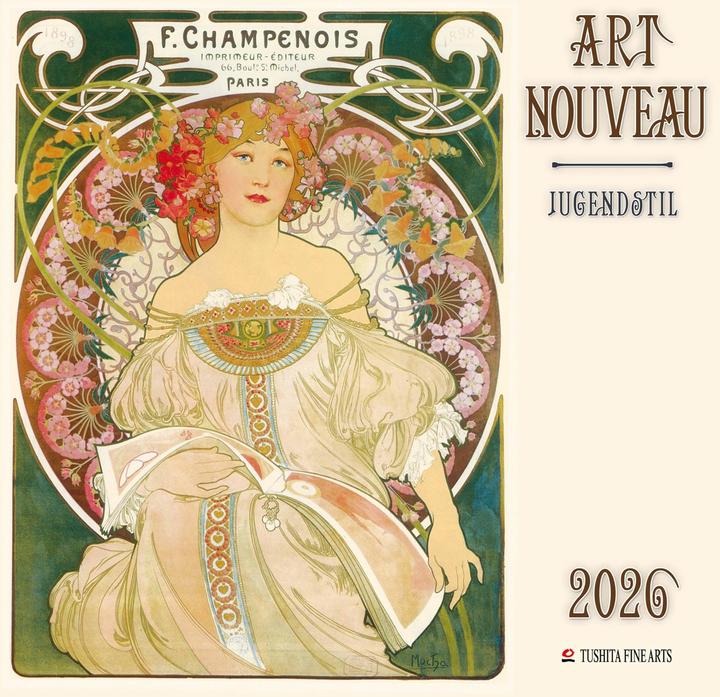 Produktbild Art Nouveau 2026 (30 x 30 cm, Italienisch, Französisch, Spanisch, Tschechisch, Englisch, Niederländisch, Polnisch, Deutsch)