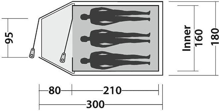 Produktbild Easy Camp Quasar 300 Rustic (Kuppelzelt, 3.60 kg, 3 Personen)