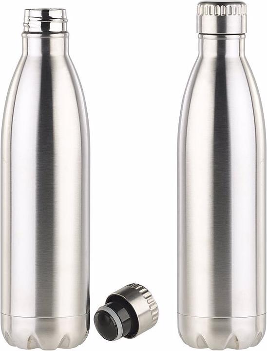 Produktbild Rosenstein & Söhne 2er-Set Doppelwandige Vakuum-Isolierflaschen (0.75 l)