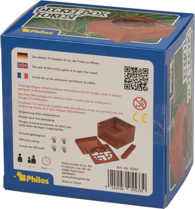 Actual product image Philos Secret Box Forest (German)