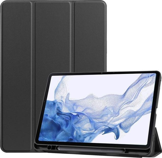 Produktbild MU Classic Dreifach faltbare Leder Hülle (Galaxy Tab S8)