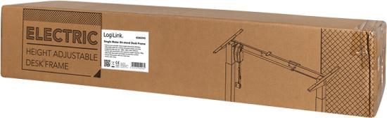 Immagine prodotto LogiLink EO0029G - Telaio per scrivania regolabile elettricamente a 1 motore grigio