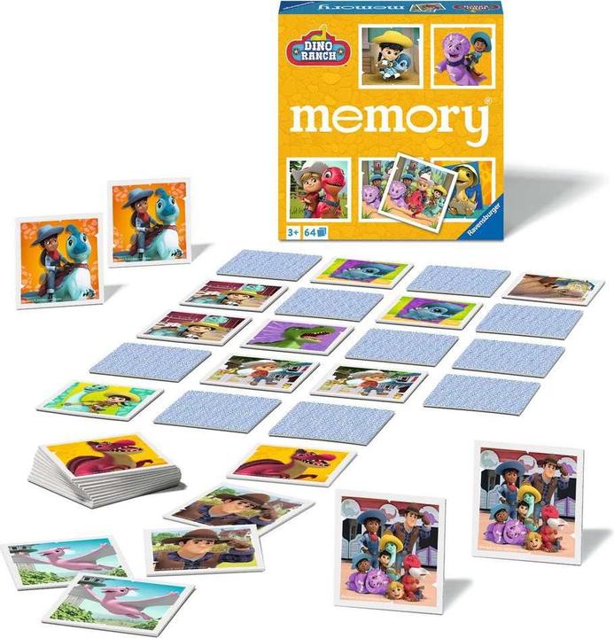 Image du produit Ravensburger Dino Ranch memory® D/F/I/NL/EN/E (Allemand, Français, Norvégien, Polonais, Néerlandais, Japonais, Suédois, Portugais, Anglais)