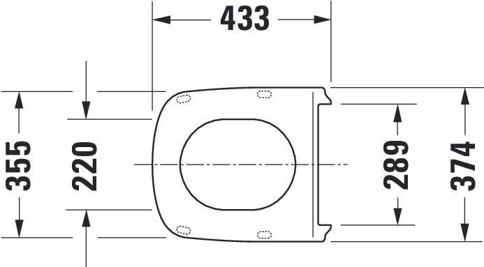 Nährwerte und Zutaten Duravit WC-Sitz DURASTYLE ohne Absenkautomatik weiss