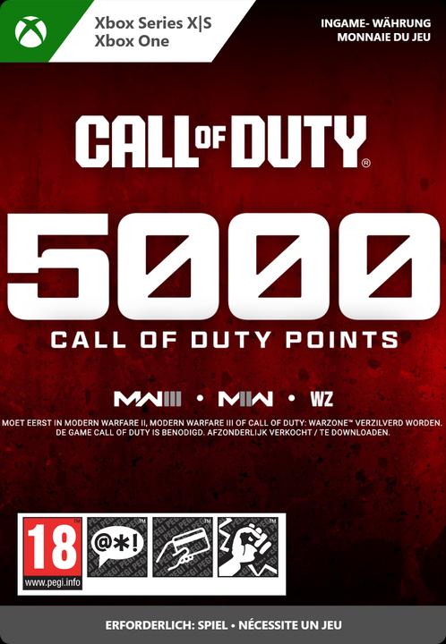 Produktbild Microsoft Xbox Call of Duty Points - 5,000 Download Code (5000 CHF)
