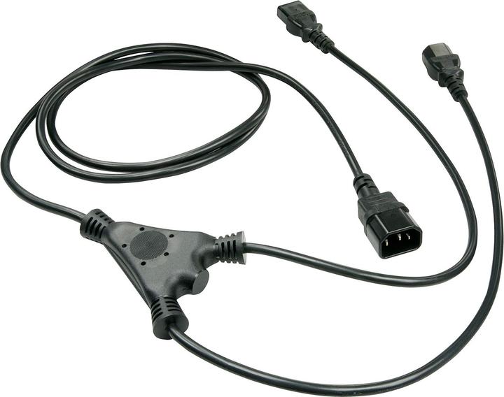 Produktbild Lindy 2m IEC C14 auf 2x IEC C13 Y-Netzkabel (2 m)