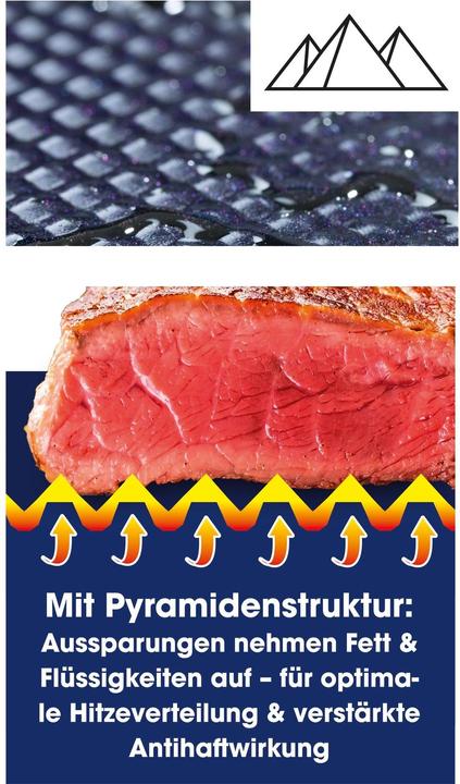 Image du produit Bratmaxx Aluminium Pfanne 24 cm (24 cm, Poêle à frire, Aluminium, Acier inoxydable)