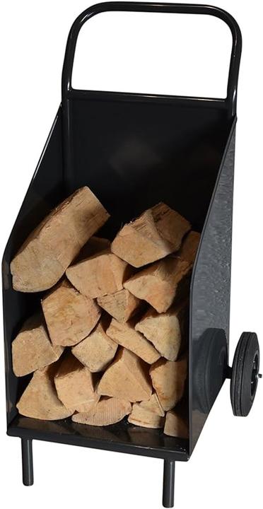 Image du produit Nischenmarkt Chariot à bois pour cheminée Anthracite