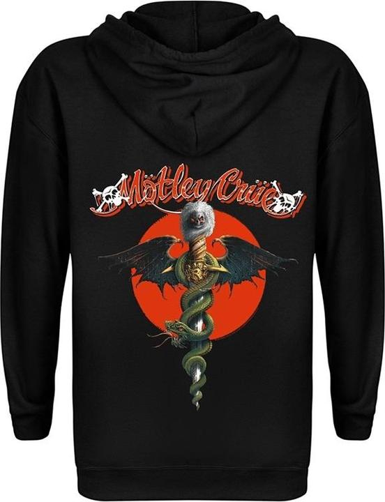 Produktbild Motley Crue Dr.Feelgood Logo HSWZ (Zipper-Hoodie) (M)