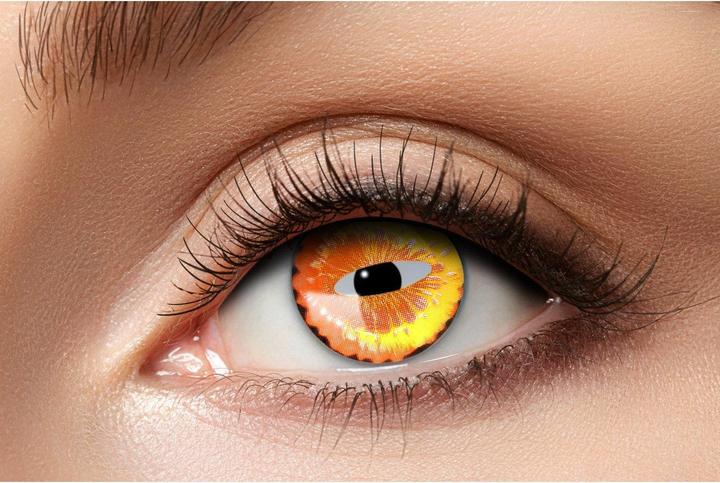 Eyecatcher Farbige Kontaktlinsen Dragon Zofe (Gelb, Orange)