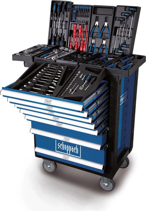Scheppach TW1000 Workshop trolley 263 pcs. (7 x)