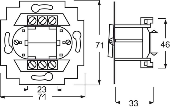 Actual product image Busch-Jaeger Changeover switch insert