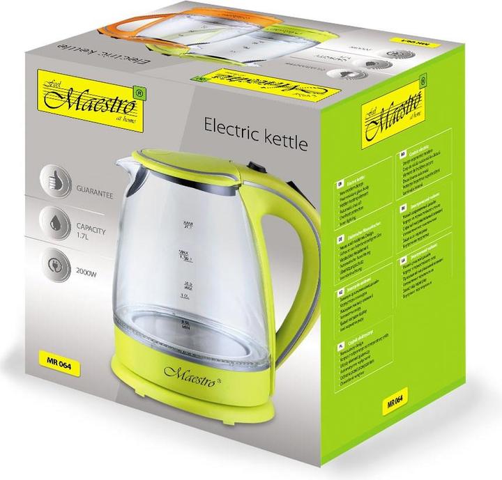 Produktbild Maestro Czajnik elektryczny 1 7L MR-064-GREEN (1.70 l)
