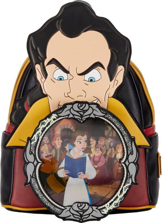 Actual product image Loungefly Disney Beauty and the Beast Villains Gaston Scene Rucksack 26cm