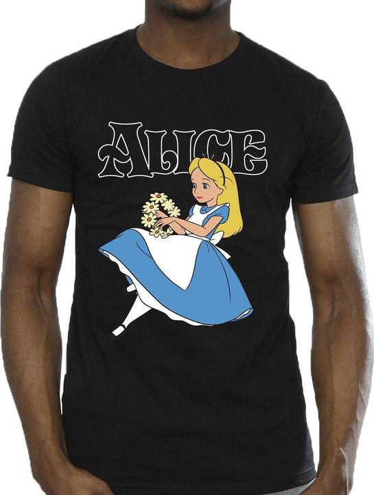 Image du produit Disney Mens Alice In Wonderland Flowers T-Shirt (5XL)
