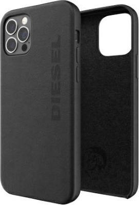Produktbild Diesel Moulded Case Premium Leather Wrap iPhone 12 Pro Max czarny/black 42517 (Apple iPhone 12 Pro Max)