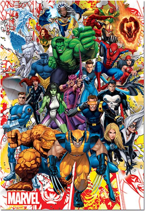 Image du produit Educa Les super-héros de Marvel (500 pièces)