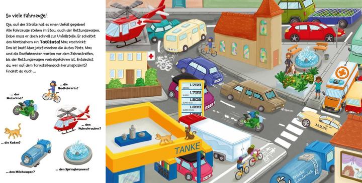 Immagine prodotto Mein erstes Geschichten-Bilder-Buch: Unterwegs mit Fahrzeugen (Tedesco)