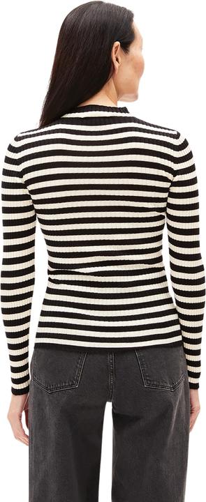 Image du produit Armedangels Alaania Pullover Stand-Up Collar Black/Oatmilk (L)