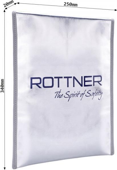 Produktbild Rottner feuerfeste Dokumententasche Fire Proof Bag DIN A4 (1 x)