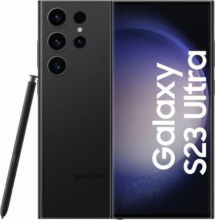 Actual product image Re!commerce Galaxy S23 Ultra 5G (dual sim) (256 GB, Black, 6.80", 200 Mpx, Dual SIM, A / Like new)