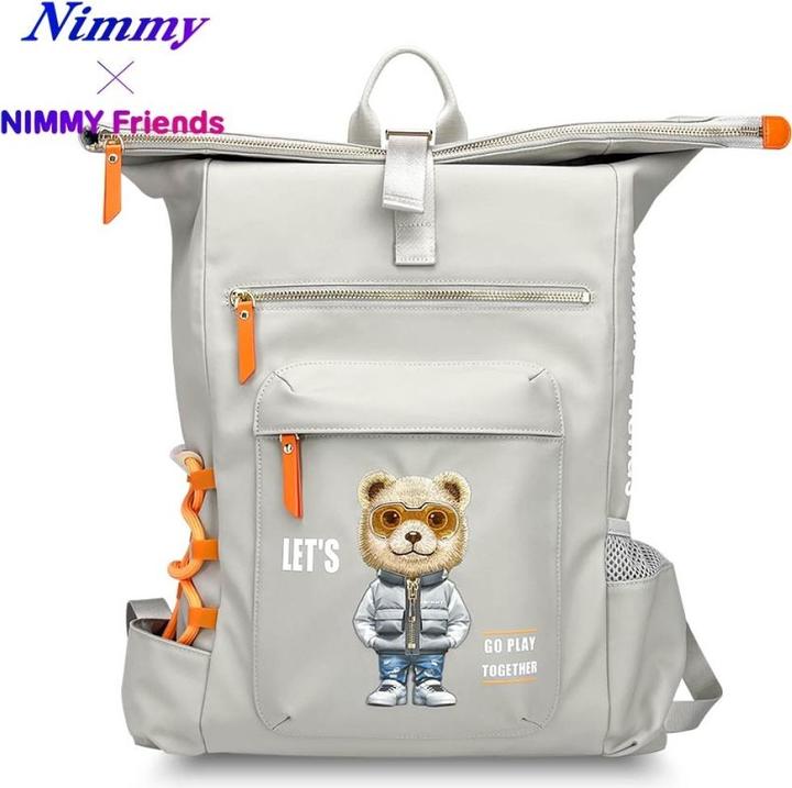 Produktbild Nimmy Cool&Cute 2.0 Bear laptop backpack grey