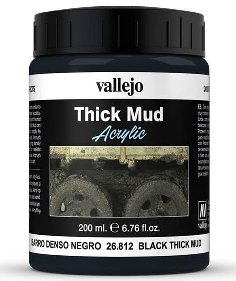 Produktbild AirbrushKing Black Thick Mud 200ml - Vallejo