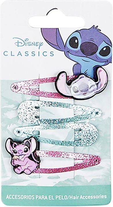 Image du produit Stitch Pinces à cheveux 4 pièces Multicolores