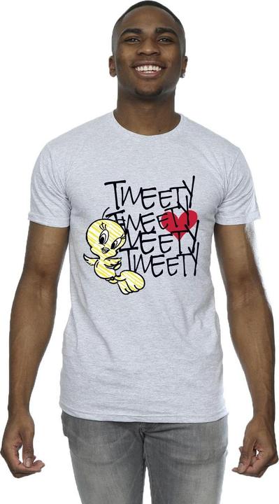 Image du produit Looney Tunes - T-shirt TWEETY LOVE HEART - Homme (M)