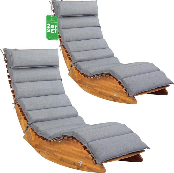 Produktbild Casaria Sonnenliegen Set (195 cm)